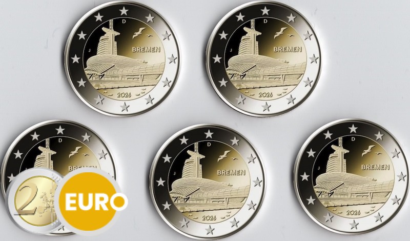 2 euros Allemagne 2026 - ADFGJ Brême Maison du climat UNC