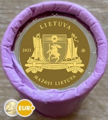 Rouleau 2 euros Lituanie 2025 - Mažoji Lietuva