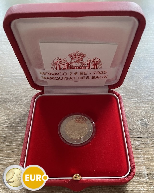 2 euros Monaco 2025 - Ancien fief des Baux BE Proof