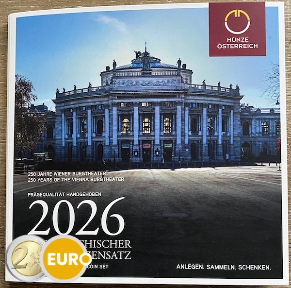 Série euro BU FDC Autriche 2026