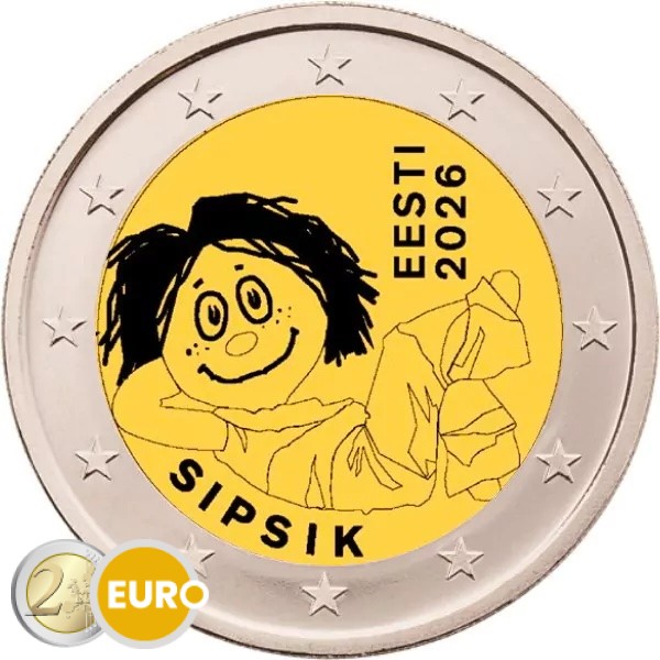 2 euros Estonie 2026 - Sipsik UNC
