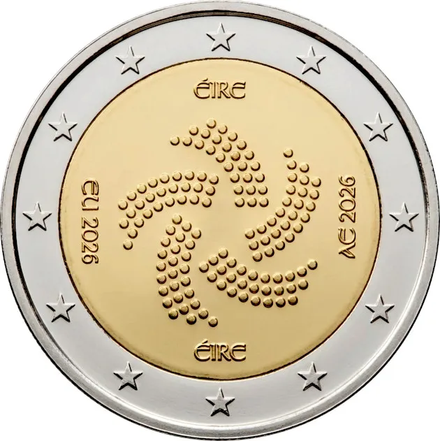 2 euros Irlande 2026 - Présidence de l'UE UNC
