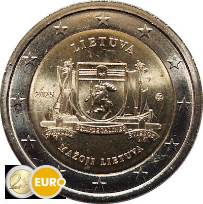 2 euros Lituanie 2025 - Mažoji Lietuva UNC