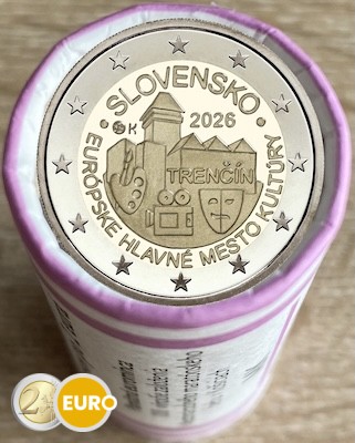 Rouleau 2 euros Slovaquie 2026 - Trenčín