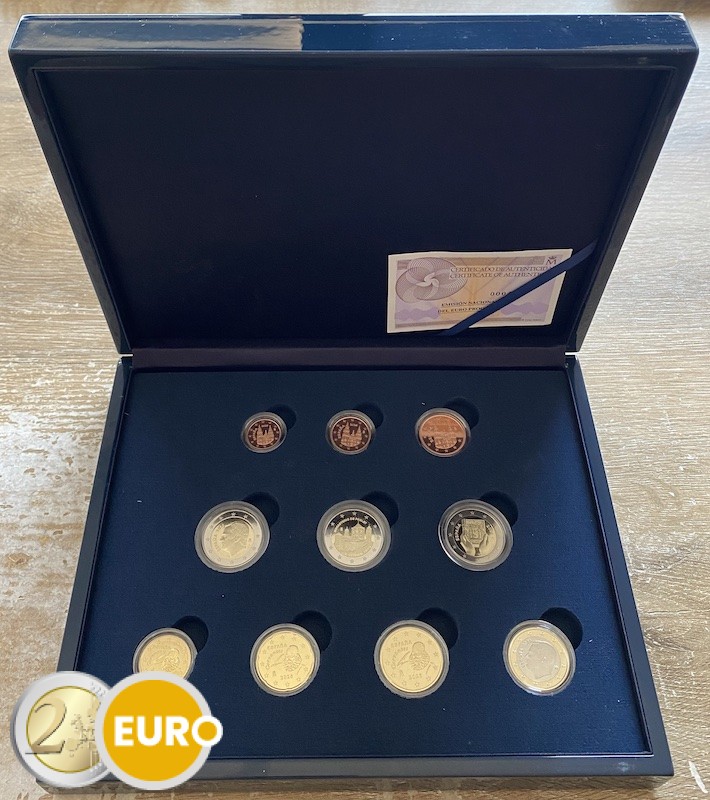 Série euro BE Proof Espagne 2026 + 2 x 2 euros - Poblet