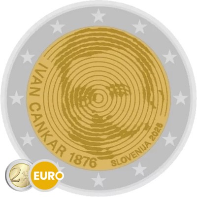 2 euros Slovénie 2026 - Ivan Cankar UNC