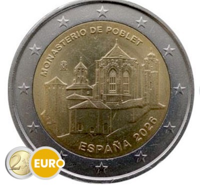 2 euros Espagne 2026 - Monastère de Poblet UNC