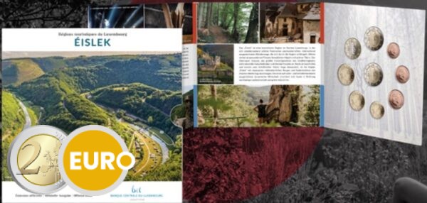 2 x Série euro BU FDC Luxembourg 2026 Eislek + 2 euros Charlemagne + 2 euros Accession au trône photo