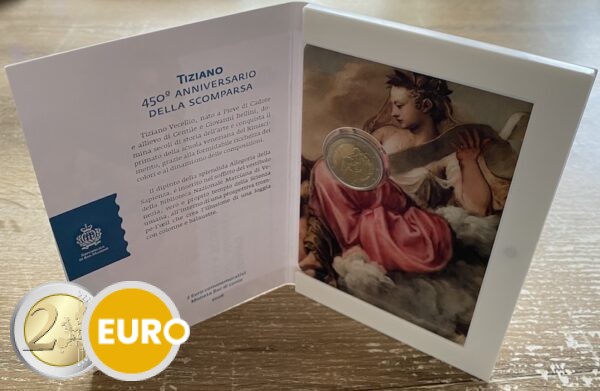 2 euros Saint-Marin 2026 - Titien Tiziano Vecellio BU FDC