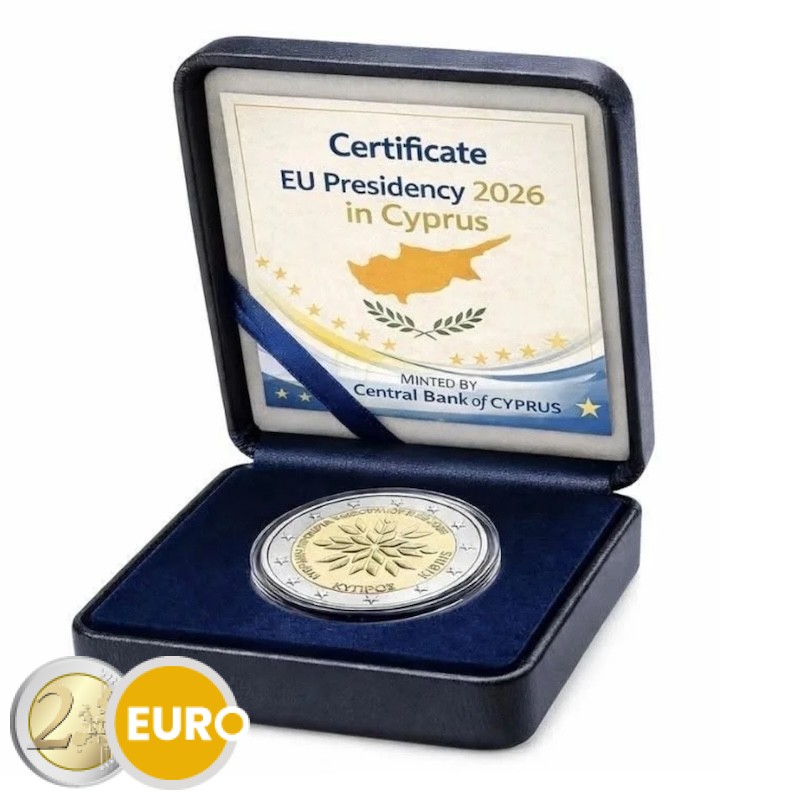 2 euros Chypre 2026 - Présidence de l'UE BE Proof