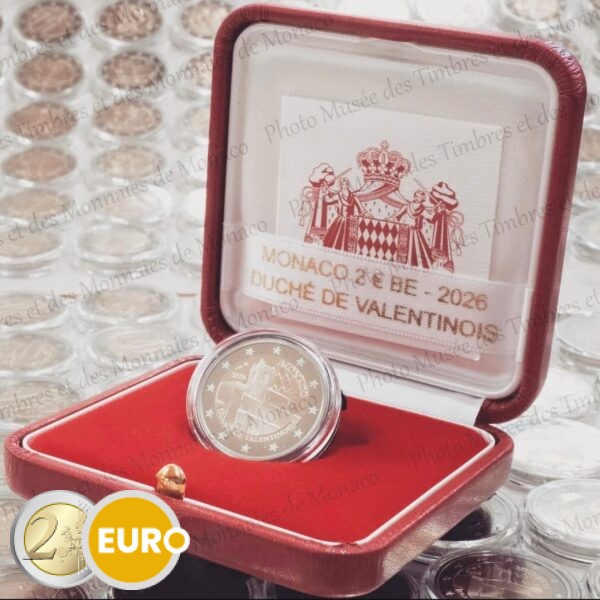 2 euros Monaco 2026 - Duché de Valentinois BE Proof