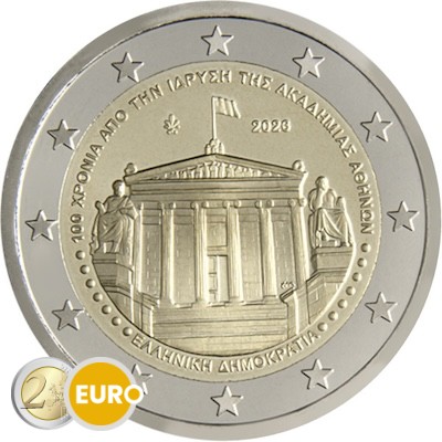 2 euros Grèce 2026 - Académie d’Athènes UNC