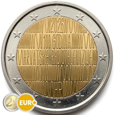2 euros Croatie 2026 - Radio croate UNC